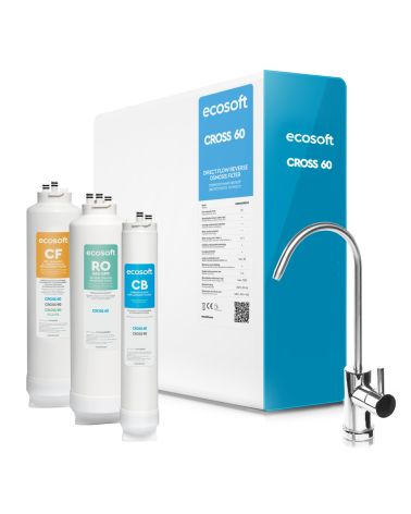 Ecosoft CROSS 60 tiesioginio srauto atvirkštinio osmoso filtras, KAINA: 376.71293, KODAS: MO3400PECO | 002