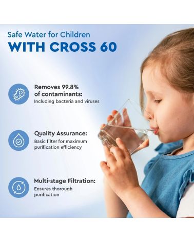 Ecosoft CROSS 60 tiesioginio srauto atvirkštinio osmoso filtras, KAINA: 376.71293, KODAS: MO3400PECO | 006