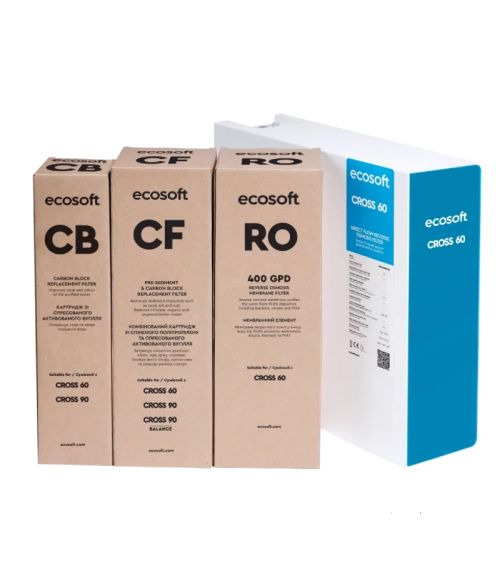 Ecosoft CROSS 60 tiesioginio srauto atvirkštinio osmoso filtras, KAINA: 376.71293, KODAS: MO3400PECO | 002