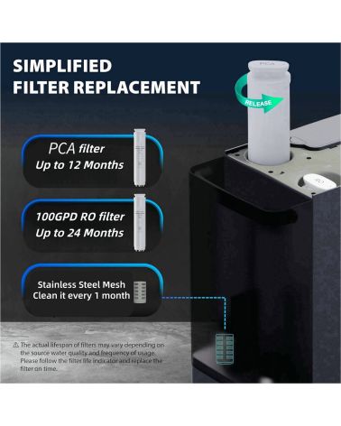 Stalinis vandens filtras CT100, KAINA: 366.11, KODAS: CT100-GP | 006