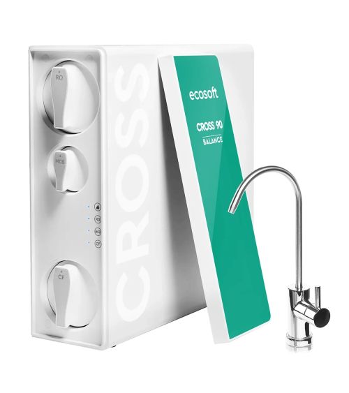 Ecosoft CROSS 90 Balance - tiesioginio srauto atvirkštinio osmoso sistema, KAINA: 799.000001, KODAS: MO3600MPECO | 001