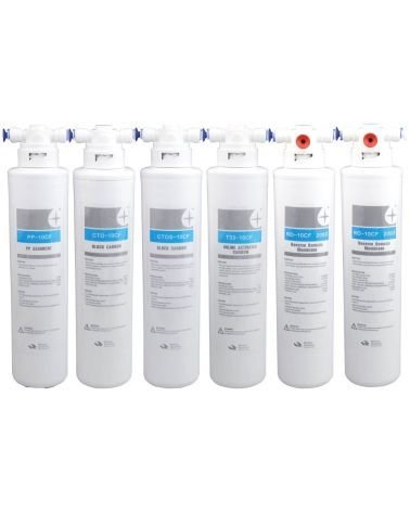 Kasečių rinkinys WaterLovers Snow Burg sistemoms + 2x250 GPD membranos, KAINA: 245.213998, KODAS: SET-MEM-S02 | 001