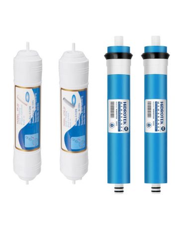 Kasečių rinkinys WaterLovers RO Pad sistemoms + 2x150 GPD membranos, KAINA: 93.746, KODAS: SET-MEM-ROPAD | 001