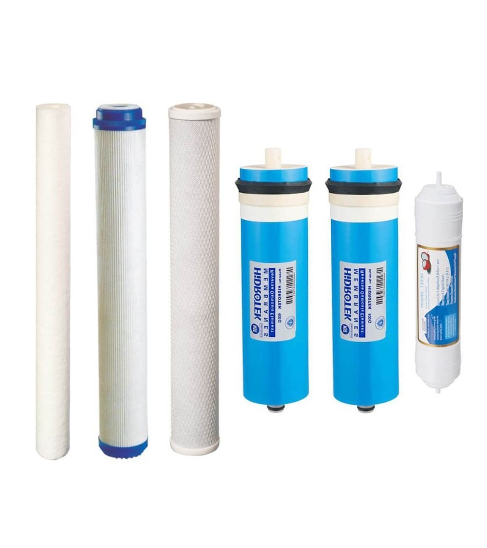 Kasečių rinkinys WaterLovers Pro 4 sistemoms + 2x400 GPD membranos, KAINA: 179.825499, KODAS: SET-MEM-PRO4-B12 | 001