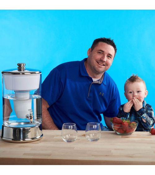 ZEROWATER 40 STIKLINIŲ / 9.5L STIKLINIS DOZATORIUS, KAINA: 152.92, KODAS: ZBD-040-1-GP | 001