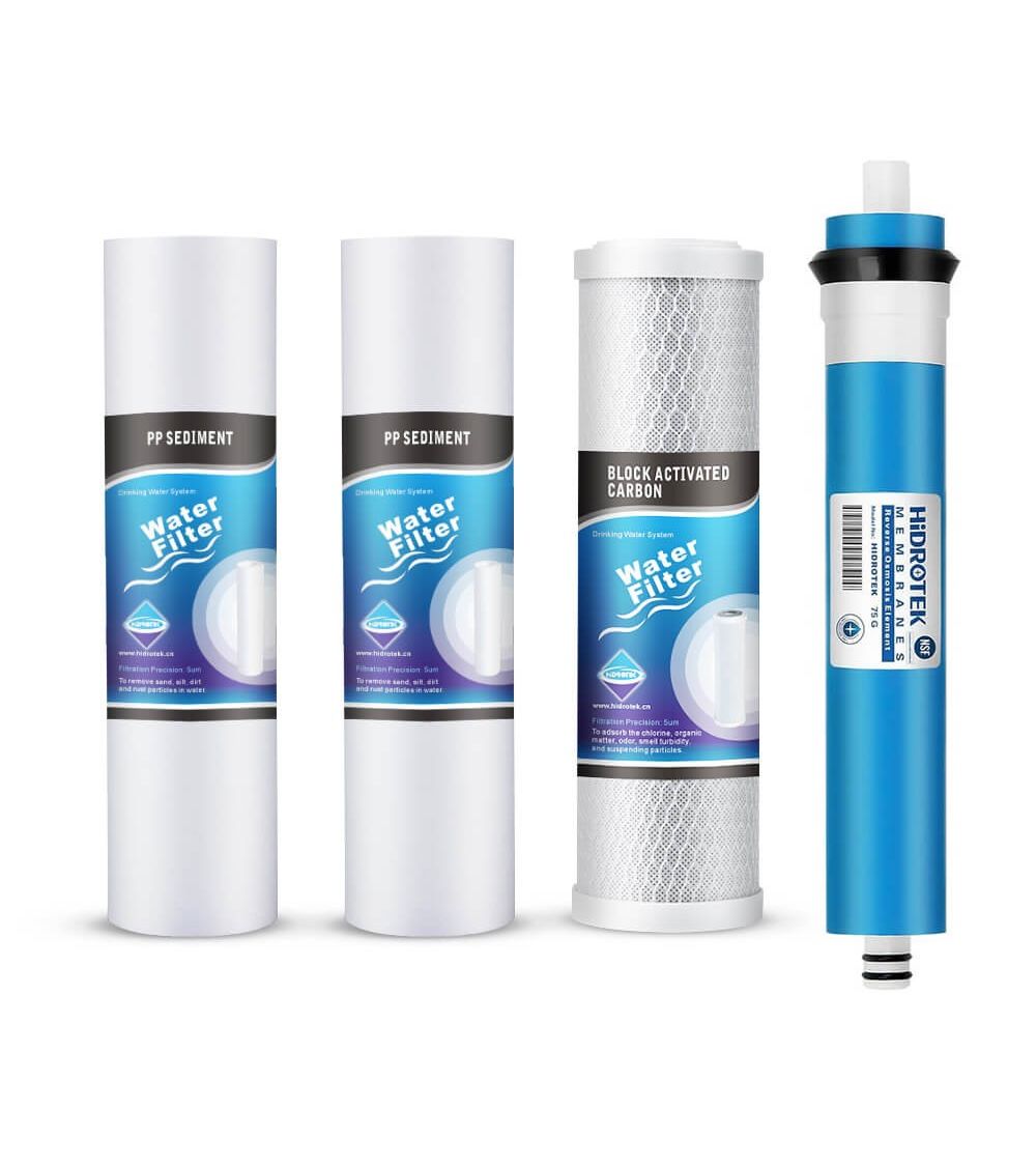 Kasečių rinkinys AQUARIUS MAXI – RO SISTEMAI + 75 GPD membrana, KAINA: 29.829998, KODAS: SET-AQMAXI-MEM75 | 001