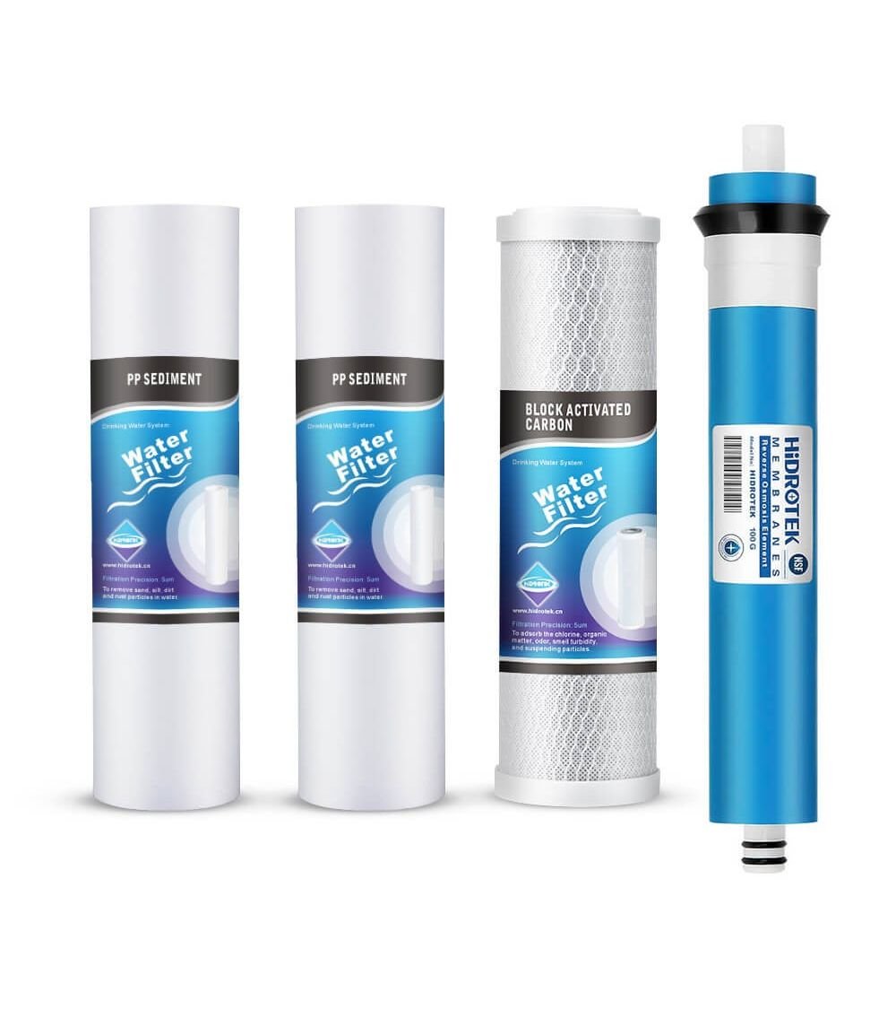 Kasečių rinkinys AQUARIUS MAXI – RO SISTEMAI + 100 GPD membrana, KAINA: 30.960499, KODAS: SET-AQMAXI-MEM100 | 001