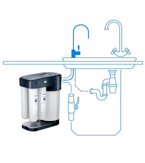 AQUAPHOR osmosinis vandens filtras RO 102S - 100 GPD, KAINA BE PVM: 259, KODAS: AP-RO-102S | 002