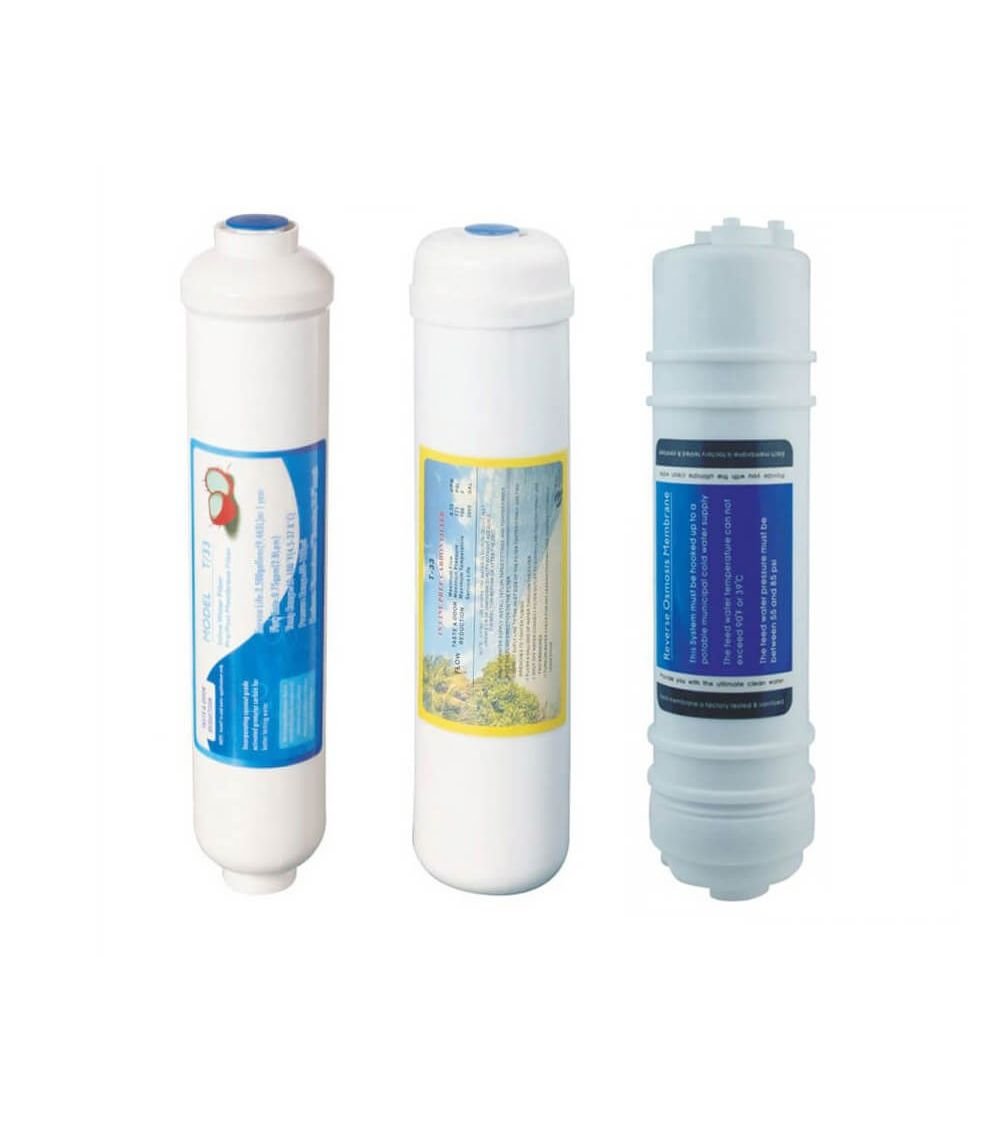 Kasečių rinkinys AQUARIUS MINI – RO SISTEMAI + 100 GPD membrana, KAINA: 45.324498, KODAS: SET-AQMINI-MEM100 | 001