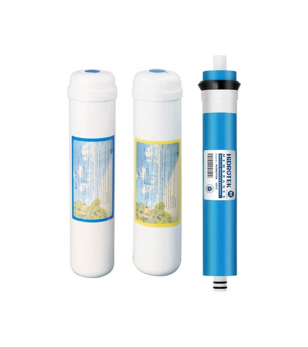 Kasečių rinkinys AQUARIUS MIDI – RO SISTEMAI + 100 GPD membrana, KAINA: 41.932999, KODAS: SET-AQMIDI-MEM100 | 001