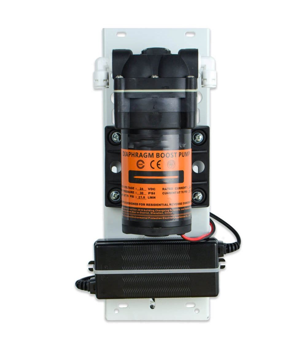 Siurblio komplektas skirtas 400 - 500 GPD RO sistemoms, KAINA BE PVM: 82.644628, KODAS: PUMP-400G-KIT | 001