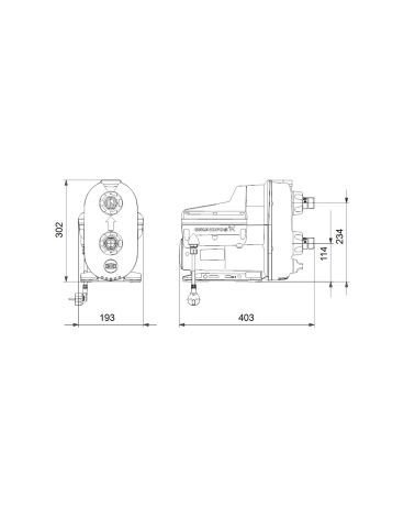 Savisiurbis vandens tiekimo siurblys Grundfos Scala2 3-45, 550 W, KAINA: 659, KODAS: SCALA2 3-45 | 004