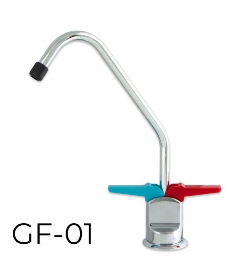 RO sistemai skirtas dvigubas vandens čiaupas WaterLovers GF 01, KAINA: 8.65, KODAS: 21-GF-01 | 001
