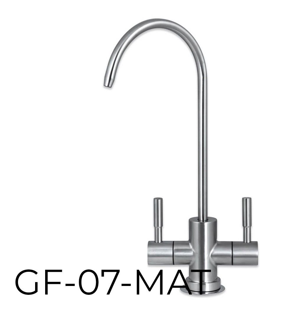 RO sistemai skirtas dvigubas vandens maišytuvas WaterLovers GF 07 MAT, KAINA: 66.14, KODAS: 21-GF-07-BL-MAT-GP | 001
