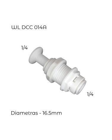 "-" FORMOS PERTVAROS JUNGTIS RO - V1/4 | V1/4 | ⌀16.5mm, KAINA: 1.86, KODAS: DCC-014A | 001