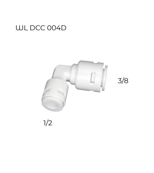 "L" FORMOS RO ALKŪNĖ SU RO JUNGTIMIS - V1/2 | V3/8, KAINA: 9.85, KODAS: DCC-004D | 001