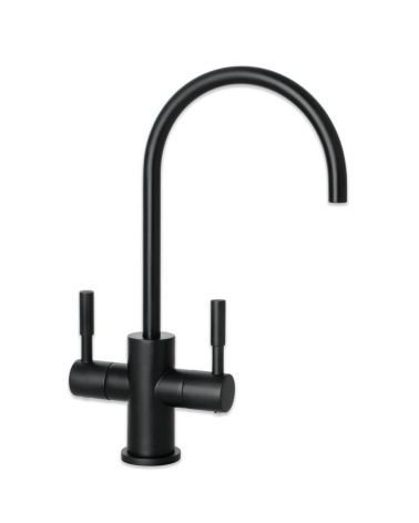 RO sistemos dvigubas vandens maišytuvas WaterLovers GF 07 Black-Mat, KAINA: 46, KODAS: 21-GF-07-BL-MAT-GP | 001