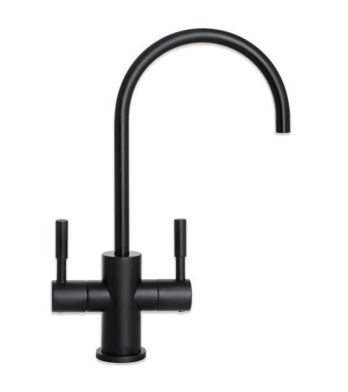 RO sistemos dvigubas vandens maišytuvas WaterLovers GF 07 Black-Mat, KAINA: 46, KODAS: 21-GF-07-BL-MAT-GP | 001