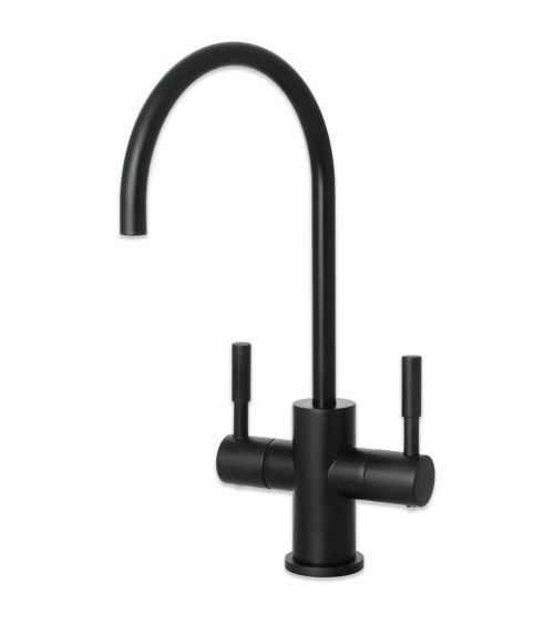 RO sistemos dvigubas vandens maišytuvas WaterLovers GF 07 Black-Mat, KAINA: 46, KODAS: 21-GF-07-BL-MAT-GP | 001