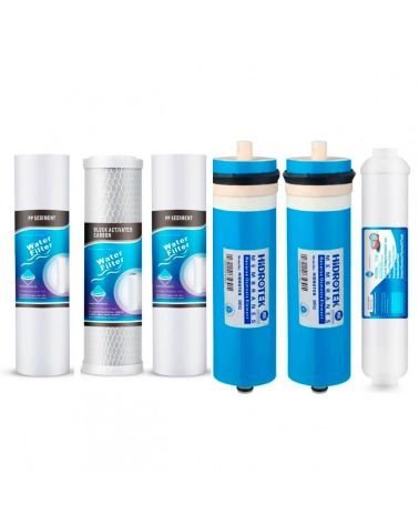 Kasečių rinkinys WaterLovers Pro 1 sistemoms + 2x300 GPD membranos, KAINA: 134.548499, KODAS: SET-MEM-PRO1-P01 | 001