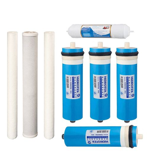 Kasečių rinkinys WaterLovers Pro 3 sistemoms + 4x200 GPD membranos, KAINA: 252.709499, KODAS: SET-MEM-PRO3-B08 | 001
