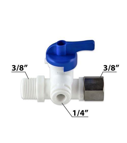 Vožtuvas SNV-02 (S3/8 V1/4 S3/8), KAINA: 5.7, KODAS: SNV-02-GP | 005