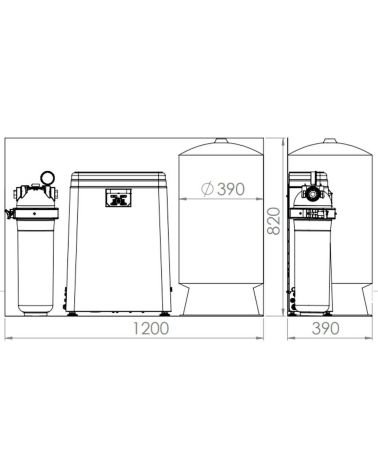 AQUAPHOR OSMOSO SISTEMA APRO-120, KAINA BE PVM: 1431.404959, KODAS: APRO-120 | 009