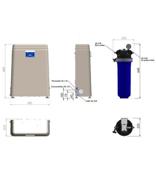 AQUAPHOR OSMOSO SISTEMA APRO-120, KAINA: 1694, KODAS: APRO-120 | 001