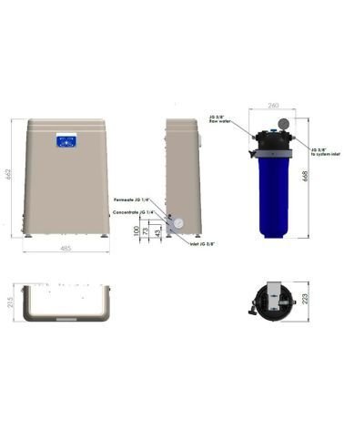 AQUAPHOR OSMOSO SISTEMA APRO-120, KAINA: 1694, KODAS: APRO-120 | 0010