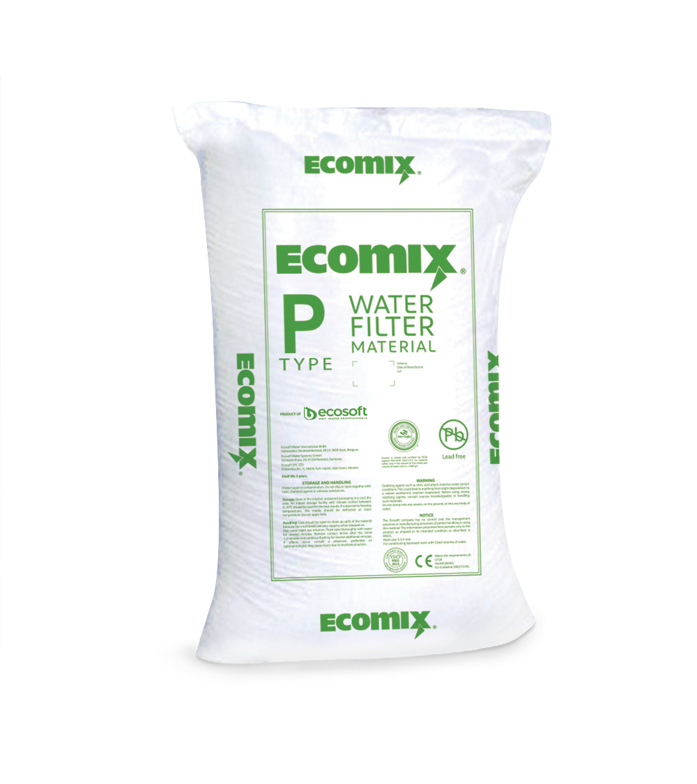 Filtravimo medžiaga ECOMIX® P 25 L, KAINA BE PVM: 165.289256, KODAS: ECOMIX-P-25 | 002