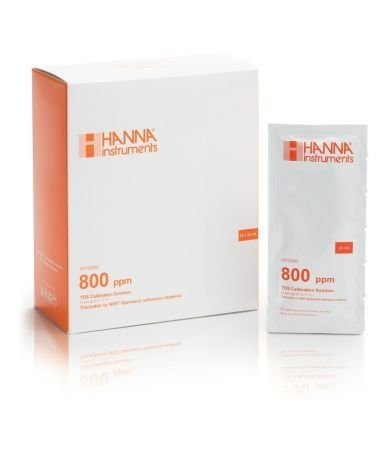 Standartiniai TDS paketėliai (20 ml) 800 mg/L (ppm), KAINA: 8.200001, KODAS: HI70080P | 001