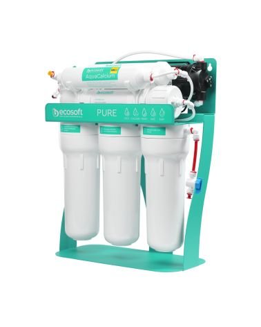 P’URE AquaCalcium Mint reverse osmosis filter with pump on metal rack (EN), KAINA: 353, KODAS: MO675PSMACECO | 001