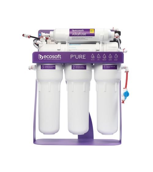 P'URE Alkafuse reverse osmosis filter on metal rack with pump (EN), KAINA: 380, KODAS: MO675MALCPSECO | 001