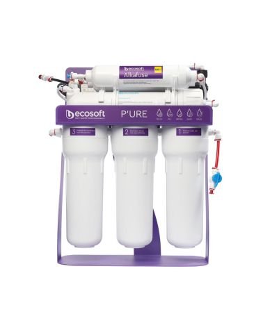 P'URE Alkafuse reverse osmosis filter on metal rack with pump (EN), KAINA: 380, KODAS: MO675MALCPSECO | 002