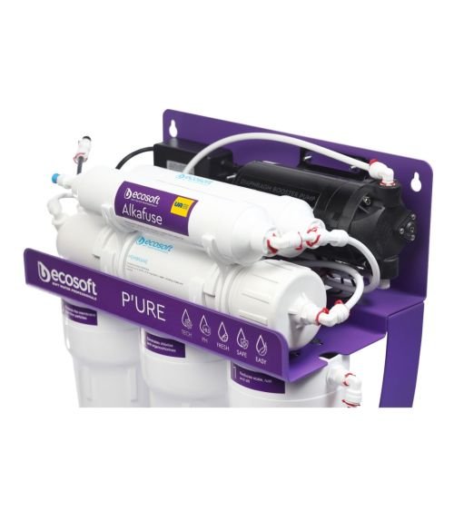 P'URE Alkafuse reverse osmosis filter on metal rack with pump (EN), KAINA: 380, KODAS: MO675MALCPSECO | 001