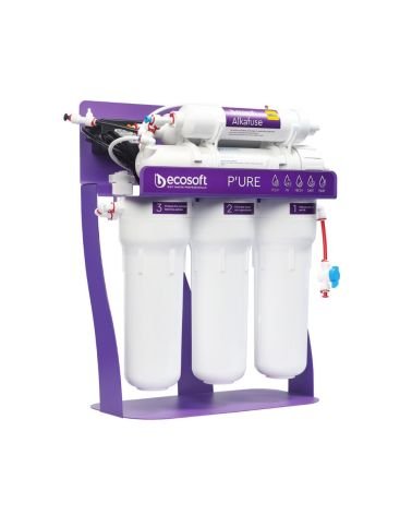 P'URE Alkafuse reverse osmosis filter on metal rack with pump (EN), KAINA: 380, KODAS: MO675MALCPSECO | 005