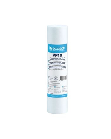 Ecosoft PP melt blown sediment filter 2.5″×10″ 10 micron, KAINA: 4.32696, KODAS: CPV251010ECO | 001