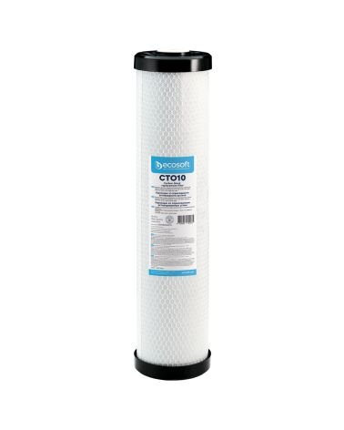 Ecosoft kokoso kevalų anglies bloko filtras 4,5 ″ × 20 ″, KAINA: 32.74744, KODAS: CHVCB4520ECO | 002