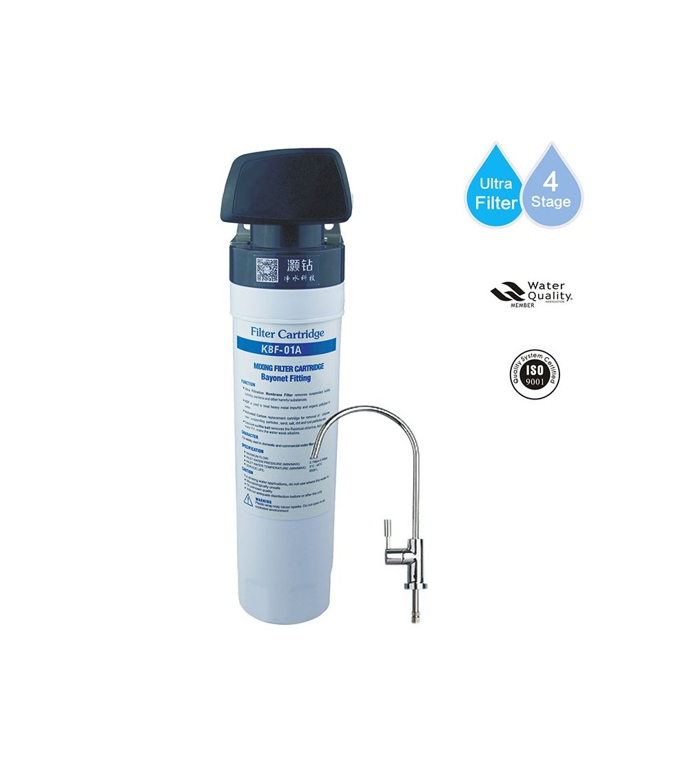 Hydrotek KBF-01A, 4 pakopų UF vandens filtravimo sistema, KAINA: 43.56, KODAS: KBF-01A | 001