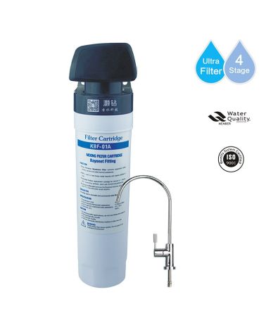 Hydrotek KBF-01A, 4 pakopų UF vandens filtravimo sistema, KAINA: 43.56, KODAS: KBF-01A | 001