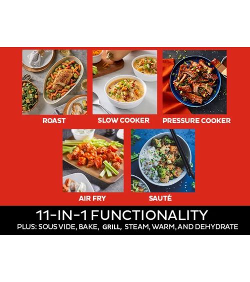 Instant Pot® Pro CRISP™ 8 - Daugiafunkcinis puodas (7,6L) 11-in-1, KAINA: 274.91, KODAS: 140-0027-01-EU-GP | 001