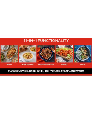 Instant Pot® Pro CRISP™ 8 - Daugiafunkcinis puodas (7,6L) 11-in-1, KAINA: 274.91, KODAS: 140-0027-01-EU-GP | 0015