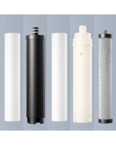 FILTRŲ KOMPLEKTAS 304 NERŪDIJANČIO PLIENO UF SISTEMAI UF-M1+UF MEMBRANA, KAINA: 31.863001, KODAS: SET-UF-M1-5 | 001