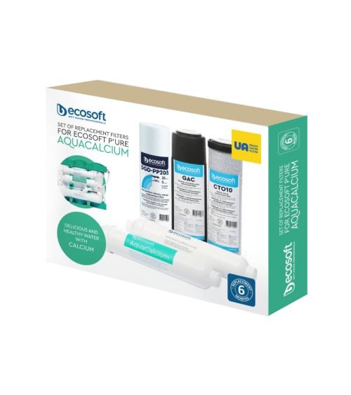 Ecosoft P'URE AquaCalcium 5 kasečių rinkinys, KAINA: 0, KODAS: CHV5PUREMAC-GP | 001