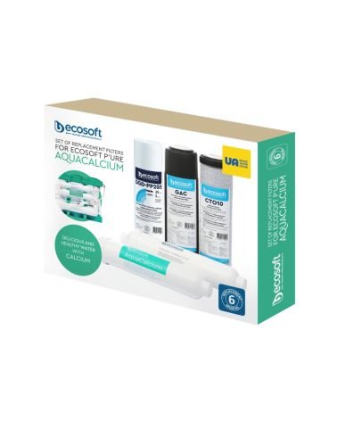 Ecosoft P'URE AquaCalcium 5 kasečių rinkinys, KAINA: 0, KODAS: CHV5PUREMAC-GP | 002