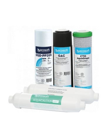 Ecosoft P'URE AquaCalcium 5 kasečių rinkinys, KAINA: 0, KODAS: CHV5PUREMAC-GP | 001