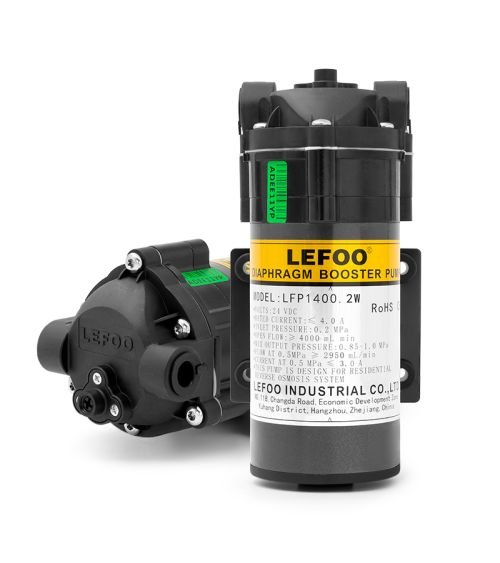 Membraninis siurblys - LEFOO LFP1400W 24V - 400 GPD sistemoms, KAINA: 58.78, KODAS: LFP14002W-GP | 001