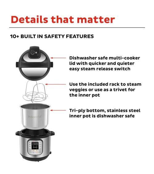 Instant Pot® Duo™ - Daugiafunkcinis puodas (5,7L) 7-in-1, KAINA: 0, KODAS: 112-0182-01-EU-GP | 001