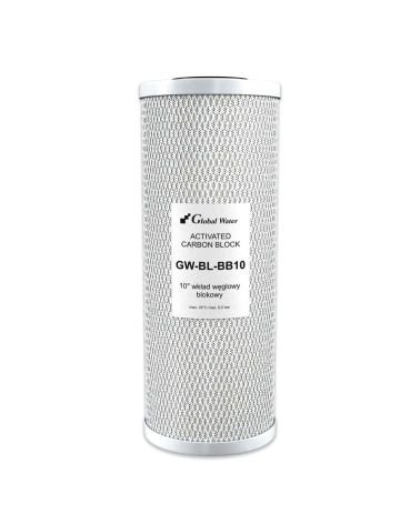 Anglies bloko Global Water CTO 10" (5 mikronų) BIGBLUE, KAINA: 26.25, KODAS: CTO-BB10-GP | 001