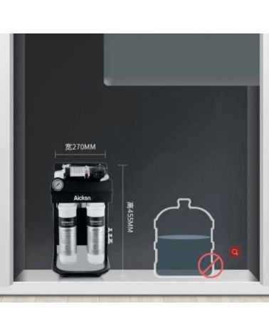 Galinga atvirkštinio osmoso sistema - Aicksn HP 600GPD, KAINA: 0, KODAS: AKS-HP-RO4-600G | 007